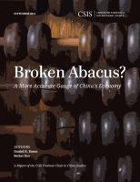 Broken Abacus? : A More Accurate Gauge of China's Economy.