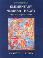 Elementary number theory and its applications /