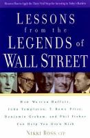 Lessons from the legends of Wall Street