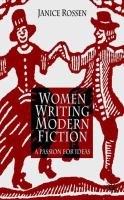 Women writing modern fiction : a passion for ideas /