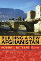 Building a New Afghanistan.