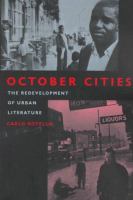October cities the redevelopment of urban literature /