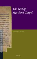 The text of Marcion's gospel