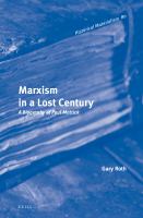 Marxism in a lost century a biography of Paul Mattick /