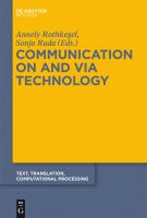 Communication on and Via Technology.
