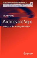 Machines and Signs A History of the Drawing of Machines /