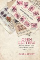 Open letters Russian popular culture and the picture postcard, 1880-1922 /