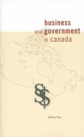 Business and government in Canada /