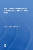 The Communist Movement in Palestine and Israel, 1919-1984.