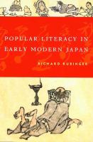 Popular literacy in early modern Japan /