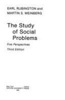 The study of social problems : five perspectives /