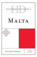 Historical dictionary of Malta