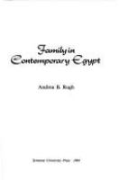 Family in contemporary Egypt /