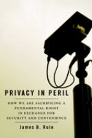 Privacy in peril /
