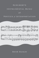 Schubert's instrumental music and poetics of interpretation /