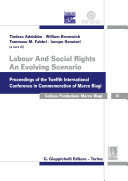 Labour And Social Rights. An Evolving Scenario : Proceedings of the Twelfth International Conference in Commemoration of Marco Biagi.