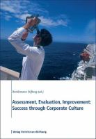 Assessment, evaluation, improvement : success through corporate culture /