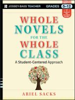 Whole Novels for the Whole Class : A Student-Centered Approach.