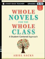 Whole novels for the whole class a student-centered approach /