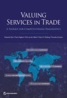Valuing Services in Trade : A Toolkit for Competitiveness Diagnostics.