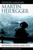 Martin Heidegger : between good and evil /