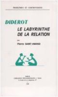 Diderot, le labyrinthe de la relation /