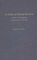 A guide to critical reviews, part IV, the screenplay, supplement one, 1963 to 1980 /
