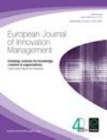 Enabling Contexts for Knowledge Creation in Organizations : Originally published as European Journal of Innovation Management Volume 10, Issue 3