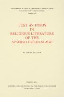 Text as topos in religious literature of the Spanish Golden Age /