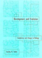 Development and evolution : complexity and change in biology /