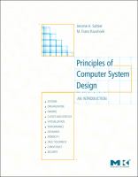 Principles of Computer System Design : An Introduction.