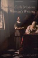 Reading early modern women's writing