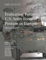 Evaluating future U.S. Army force posture in Europe Phase II report /