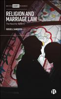 Religion and marriage law : the need for reform /