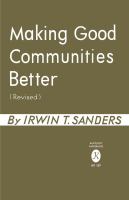 Making good communities better (revised) /