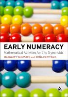 Early numeracy mathematical activities for 3 to 5 year olds /