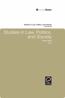 Studies in Law, Politics, and Society.