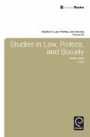 Studies in Law, Politics and Society.