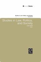 Studies in Law, Politics and Society.