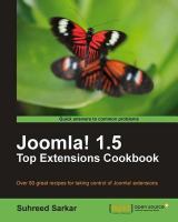 Joomla! 1.5 Top Extensions Cookbook.