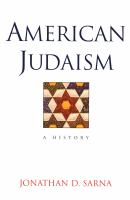 American Judaism : A History.
