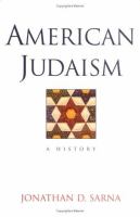 American Judaism : a history /