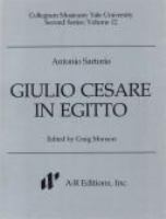 Giulio Cesare in Egitto /