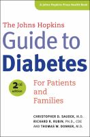 The Johns Hopkins guide to diabetes : for patients and families /