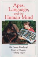 Apes, language, and the human mind /