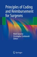 Principles of Coding and Reimbursement for Surgeons.