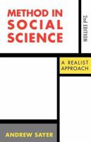 Method in Social Science : Revised 2nd Edition.