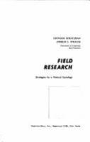 Field research; strategies for a natural sociology /