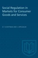 Social regulation in markets for consumer goods and services /