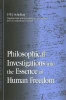 Philosophical Investigations into the Essence of Human Freedom.